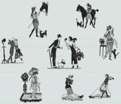 BFC0423 Silhouettes From The 20s I