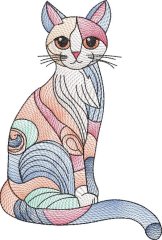 BFC32061 Single Cats in a Picasso Style 2