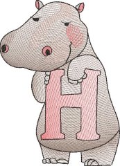 BFC32151 Cute Little Animals Alpha H