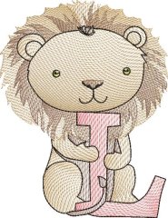 BFC32155 Cute Little Animals Alpha L
