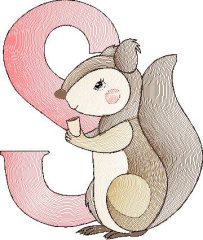 BFC32162 Cute Little Animals Alpha S