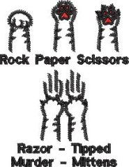 BFC32175 Murder Mittens
