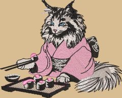 BFC32186 Sushi Cat 2