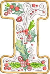 BFC32208 Christmas Applique Alpha I