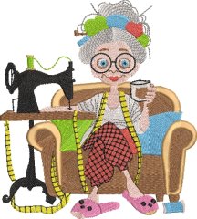 BFC32248 Sewing Granny
