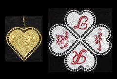 CCQFSL002 - Freestanding Lace  Heart Monograms