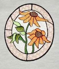 BFC0103 Stained Glass Flowers