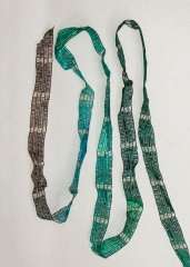 Green/Aqua/Mink Metallic Ribbon