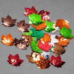 Mixed Metallic Maple Leaves