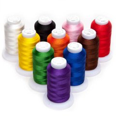 10 cone Poly Thread Sets