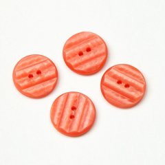 Vintage Acrylic Buttons - Salmon Pink