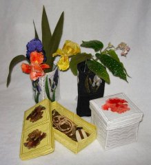 BFC0296 Iris Boxes and Vase Covers