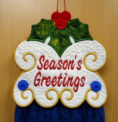 CCQ0387 - Seasonal Towel Topper Ornament