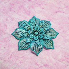 BFC2186 Free Standing Crystal Flowers