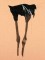 BFC1029 Large Gray Crowned Gray Crane