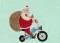 BFC30370 Santa on a Moped