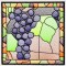 BFC1512 Stained Glass Squares-Fruit