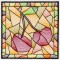 BFC1512 Stained Glass Squares-Fruit