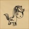 BFC1693 Sketchy Pals - Blackwork  Version - Pony