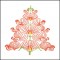 BFC1709 Art Nouveau Floral Quilt Blocks - 04