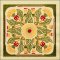 BFC1727 Elegant Art Nouveau Quilt Blocks
