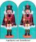 BFC1773 Large Blue And Red Nutcracker