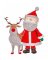BFC1860 Rudolph and Santa