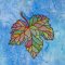 BFC2027 Stained Glass Autumn Leaves