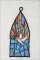 BFC2037 Free Standing Stained Glass Christmas Ornaments