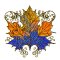BFC2191 Elegant Autumn Leaves