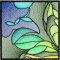 BFC31912 Stained Glass Quilt  Block 13