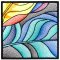 BFC31918 Stained Glass Quilt  Block 19