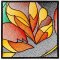 BFC2209 Stained Glass Leaves