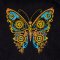 BFC32027  Metallic Steampunk Butterfly