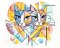 BFC32042 Cats in a Picasso Style 2