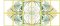 BFC2187 Art Deco in Teal & Gold