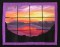 BFC0457 Stained Glass-Sunset