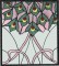 BFC0501 Art Nouveau Stained Glass Peacock Complete