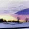 BFC0810 Window - Winter Sunset