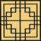 BFC0901 Chinese Lattice Quilt Squares QIH and Regular