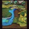 BFC0910 Stained Glass Tiffany Landscape