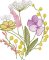 BFC2222 Graceful Florals Library