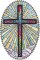 BFC2244 Stained Glass Cross