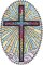 BFC2244 Stained Glass Cross