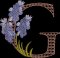 BFC31840 Spring Flowers Alphabet G