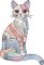 BFC32061 Single Cats in a Picasso Style 2