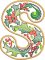 BFC32218 Christmas Applique Alpha S