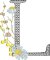 BFC32120  Graceful Floral Alphabet L