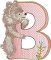 BFC32145 Cute Little Animals Alpha B