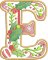 BFC32204 Christmas Applique Alpha E